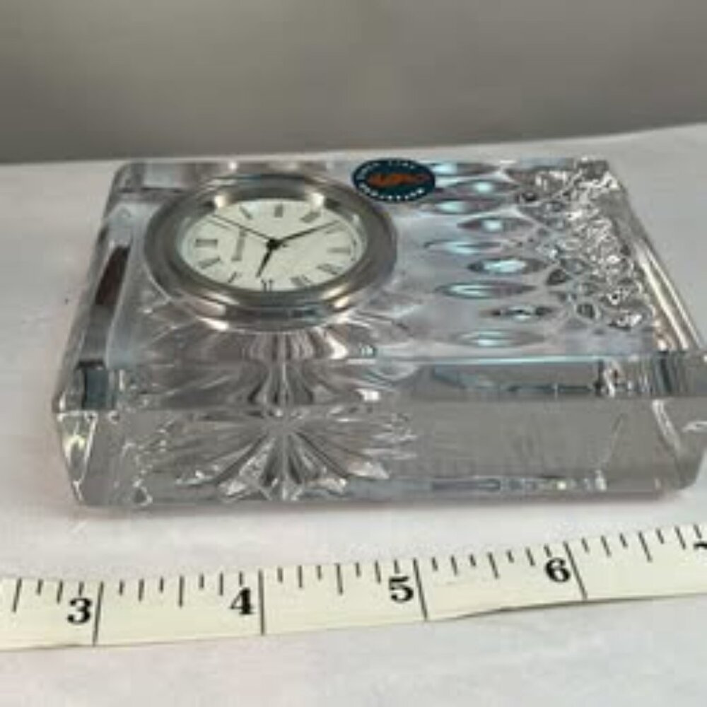 Waterford Crystal Lismore Clock/Great Gift‎ /Charity Sale - Picture 5 of 7